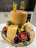 Cheese Cake wheel Parmigiano Reggiano & Pecrino sardo wheel Birthday cake