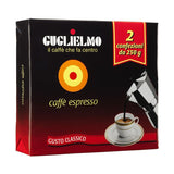 Espresso Coffee` Guglielmo Classico 4x 250 grounded coffee for the Moka coffee maker