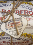 Corporate Christmas Basket Panettone with a Panettone  hand wrapped